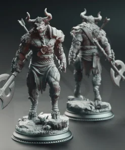 Minotaurs of the Labyrinths Depths - Axe