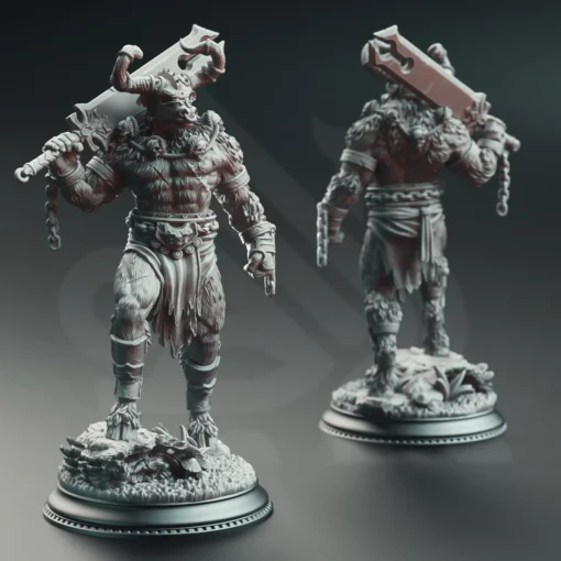 Minotaurs of the Labyrinths Depths - Sword