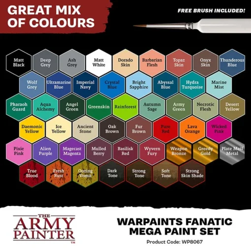 Warpaints Fanatic Mega Paint Set (50x18mL) - Image 3