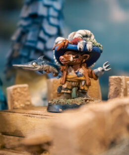 The Captain, a Hobgoblin with a love for food