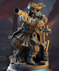 Baradin Blackbeard - Captain of the Gilded Seahorse
