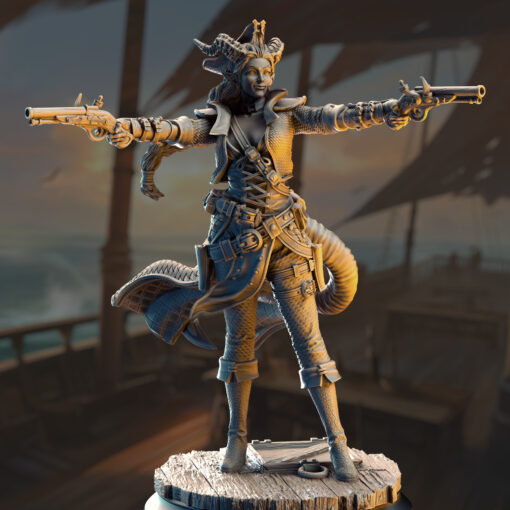 Trixie Sureshot Kelpie - Pirate Gunslinger