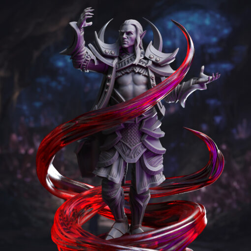 Ilvos Drak thin - Male Drow Lunar Sorcerer