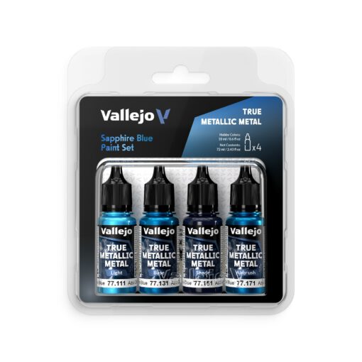 Sapphire Blue Paint Set