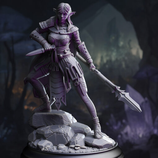 Vixa Indwynath - Drow Pathfinder of the Deep