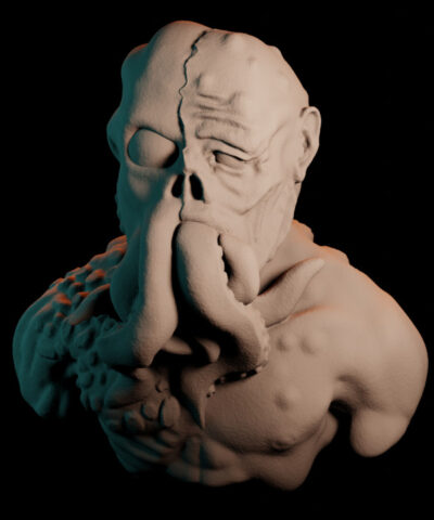 Mind Flayer shedding the skin