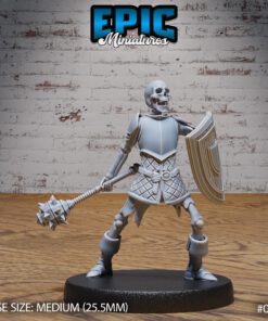 Skeleton Mace & Shield