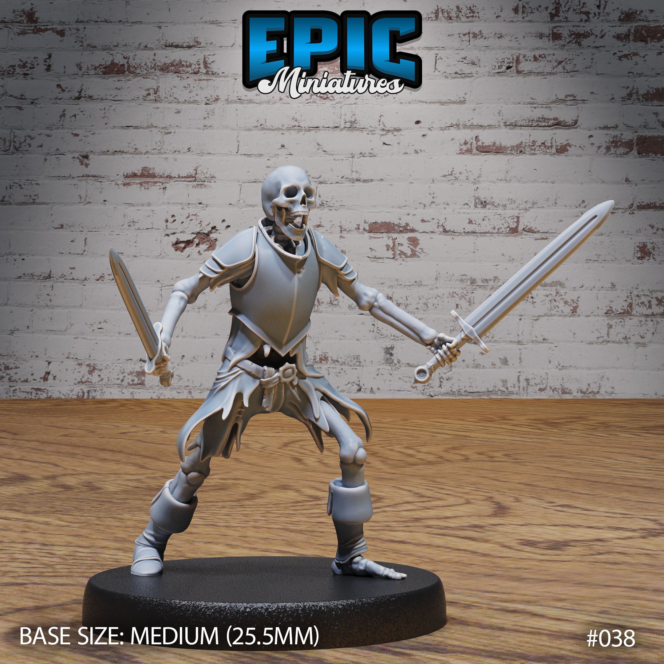 Skeleton Double Sword