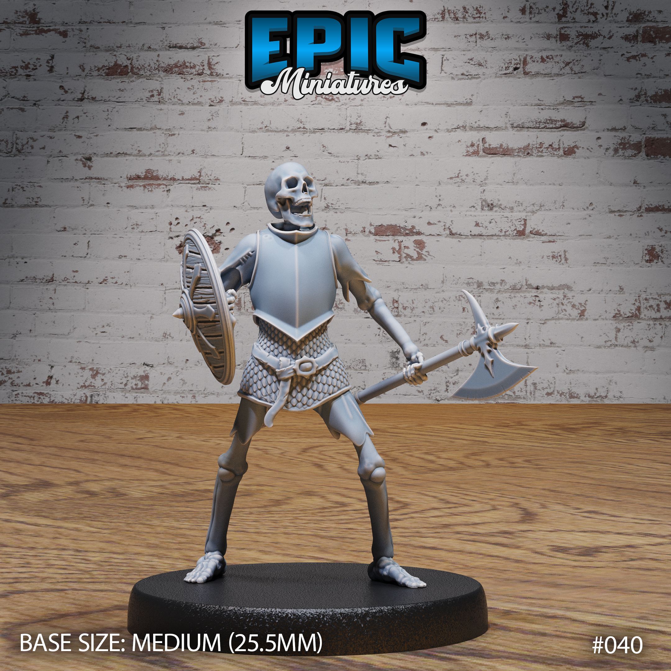 Skeleton Axe & Shield