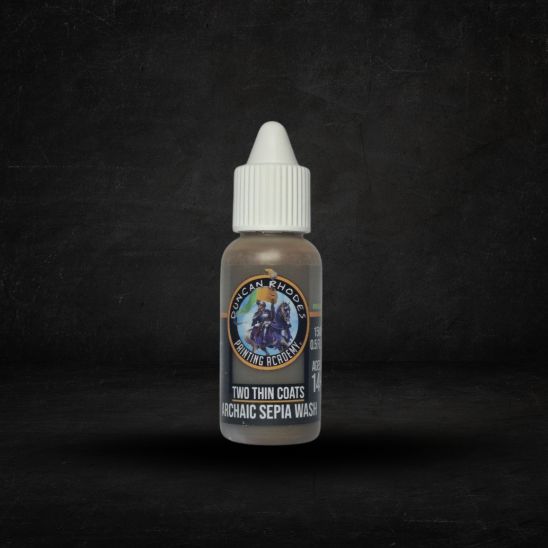 Archaic Sepia Wash Two Thin Coats Duncan Rhodes