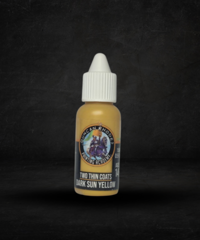 Dark Sun Yellow Two Thin Coats Duncan Rhodes