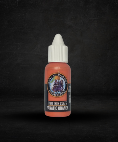 Fanatic Orange Two Thin Coats Duncan Rhodes