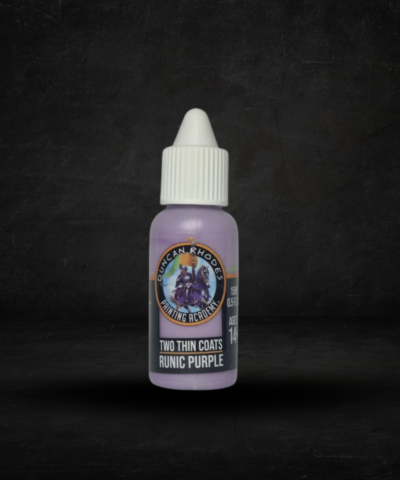 Runic Purple Two Thin Coats Duncan Rhodes