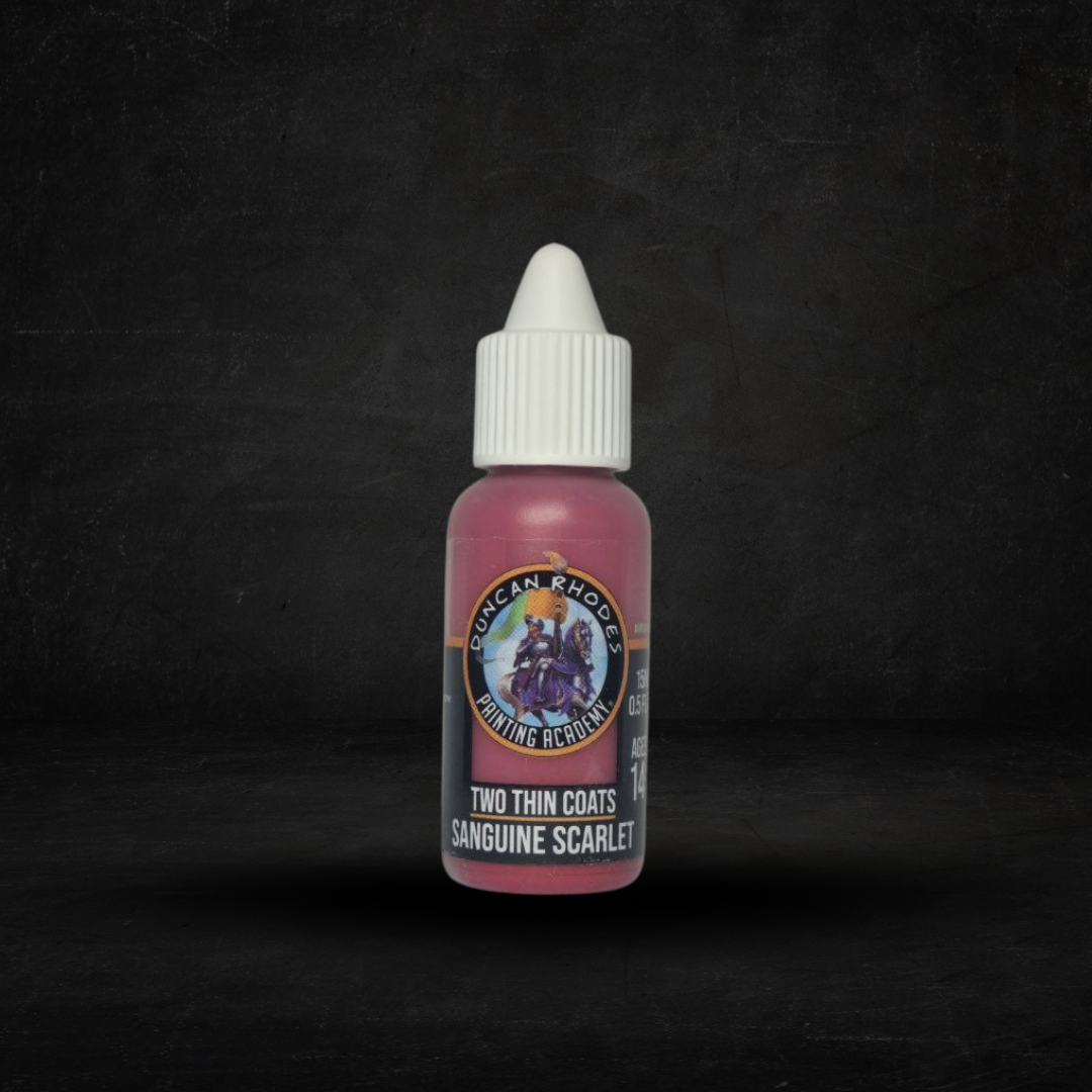 Sanguine Scarlet Two Thin Coats Duncan Rhodes