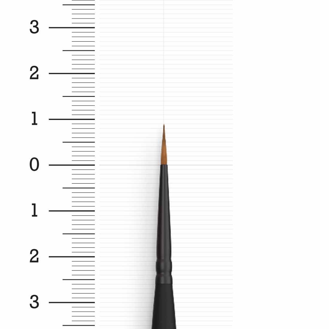 Vallejo Round Detail Synthetic Brush 0