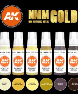Alternative view of AK Non Metallic Gold Set