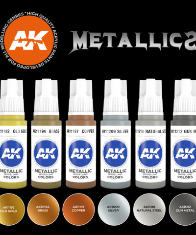 Alternative view of AK Metallics Color Set