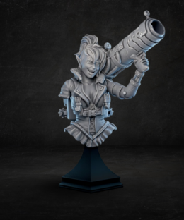 Tina Mad Inventor Bust