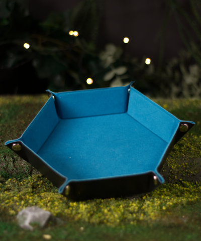 dice tray aqua blue
