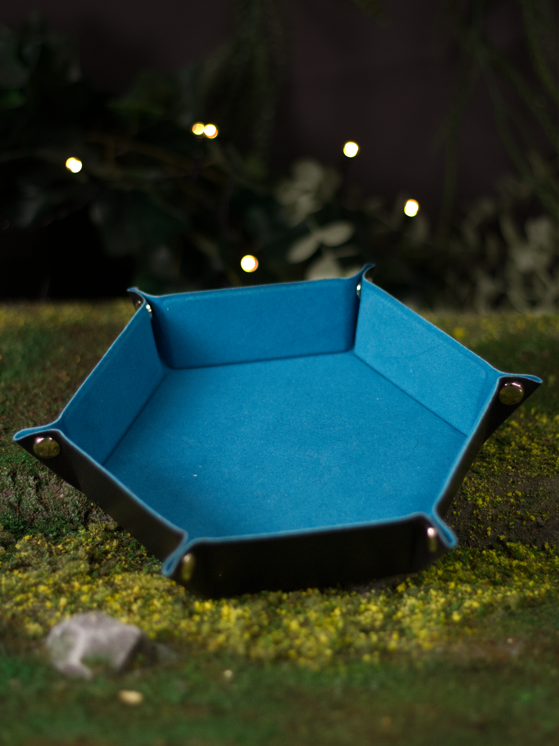 dice tray aqua blue