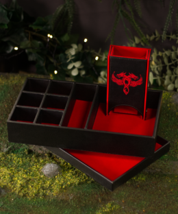 luxe dicebox rood