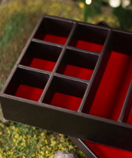 luxe dicebox rood