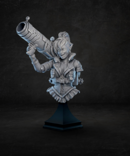 Tina Mad Inventor Bust