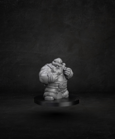 Dwarven Brawling Santa