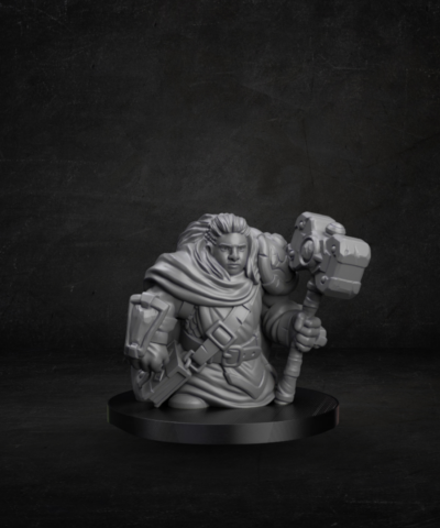 Dwarven Female Paladin