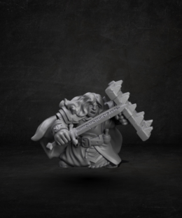 Dwarven Female Warrior Shield