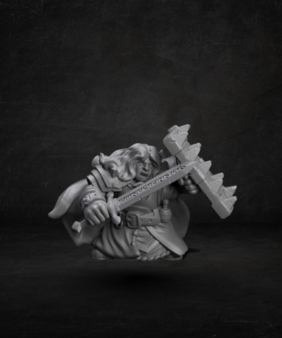 Dwarven Female Warrior Shield