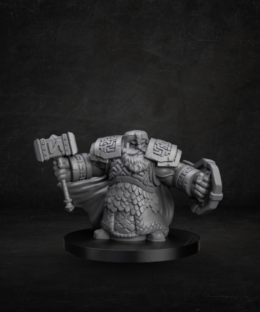 Dwarven Infantry Hammer & Shield