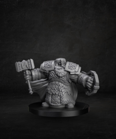 Dwarven Infantry Hammer & Shield