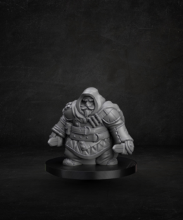 Dwarven Rogue Double Shiv Hooded