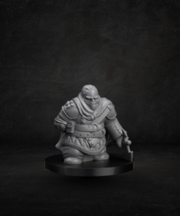 Dwarven Rogue One-Handed Axe Amputee