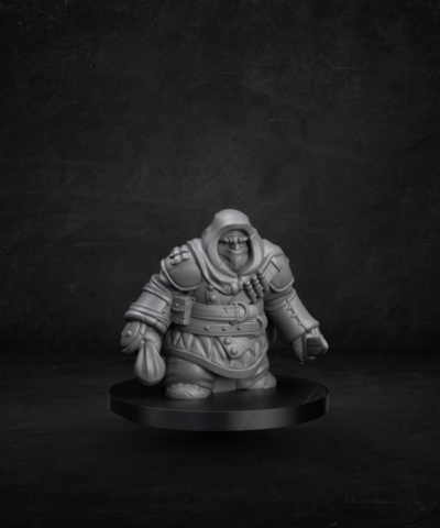 Dwarven Rogue single Shiv Hooded