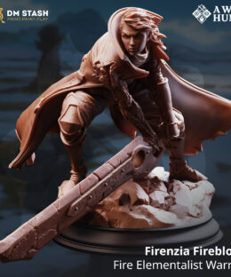 Firenzia Fireblood - Fire Elementalist Warrior