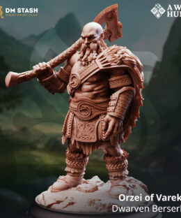 Orzei of Varekan - Dwarven Berserker
