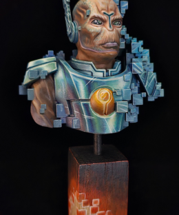 Alternative view of Warrior of the Greater Good - Digital Glitch