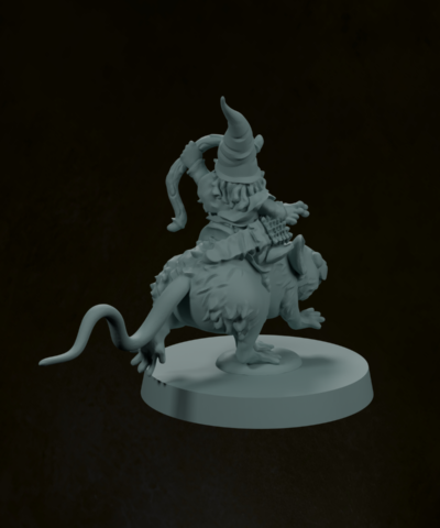Gnome Mouse Rider Archer 1 - Image 3