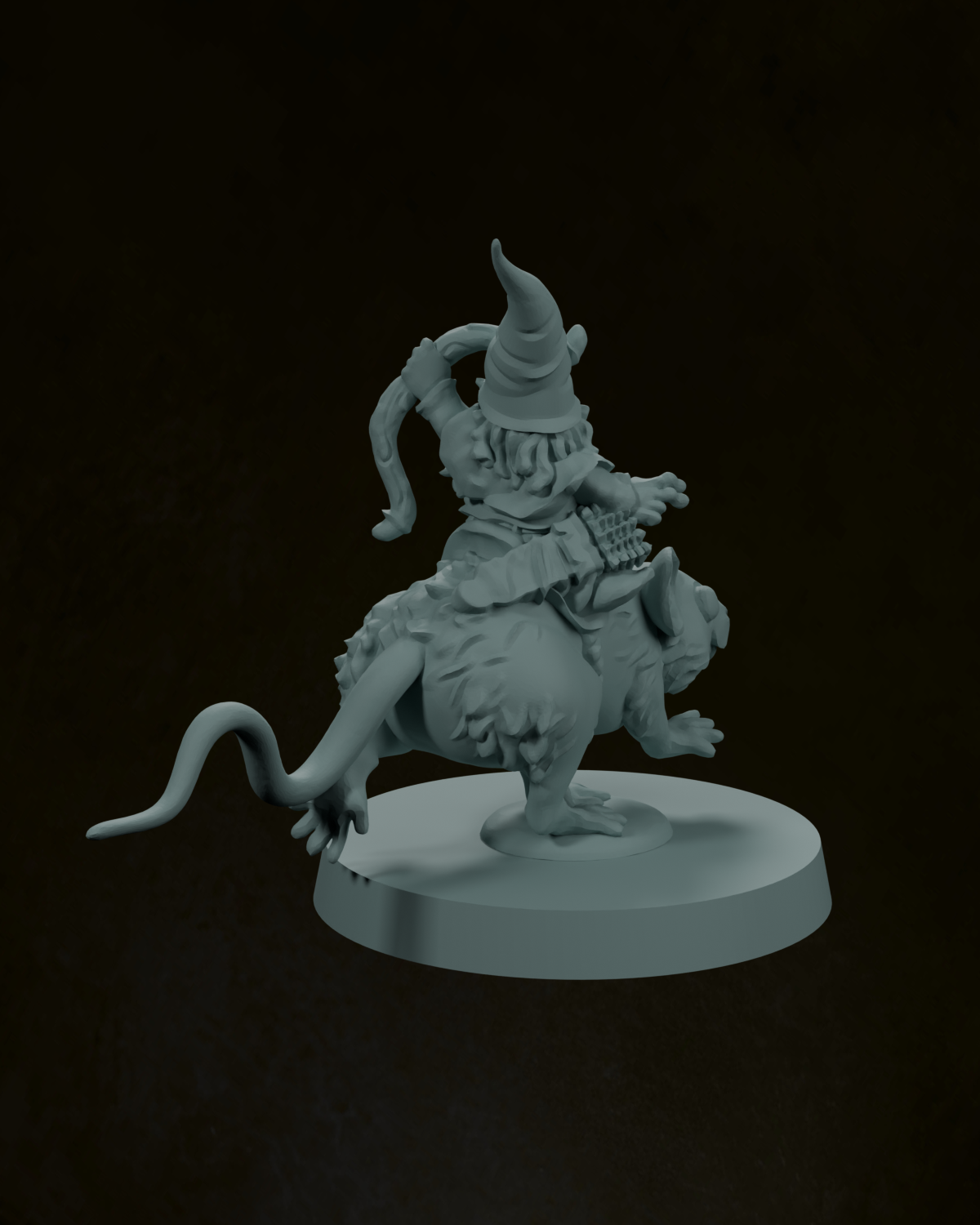 Gnome Mouse Rider Archer 1 - Image 3