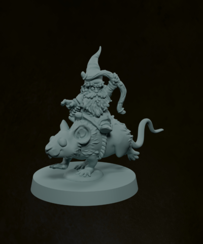 Gnome Mouse Rider Archer 1