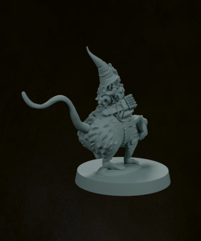 Alternative view of Gnome Mouse Rider Archer 2