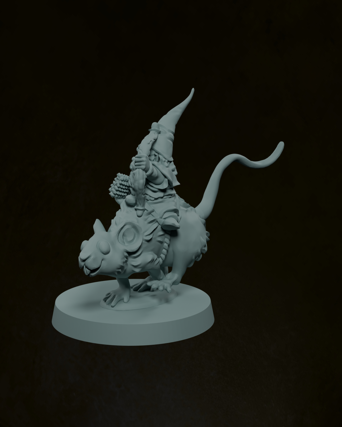 Gnome Mouse Rider Archer 2