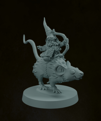 Gnome Mouse Rider Archer 2