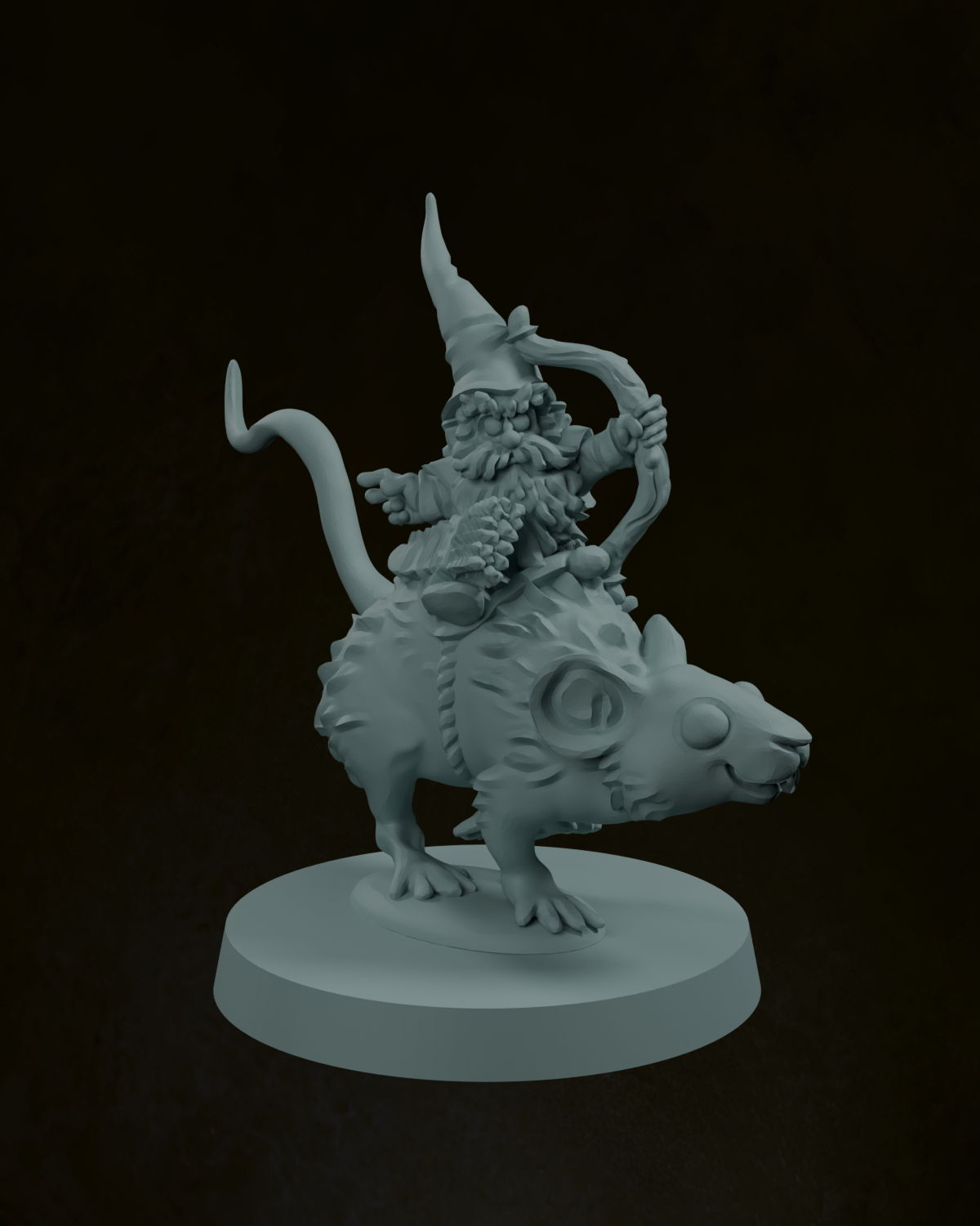 Gnome Mouse Rider Archer 2
