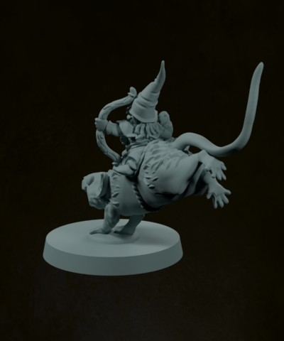 Alternative view of Gnome Mouse Rider Archer 3