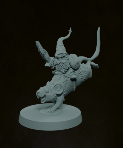 Gnome Mouse Rider Champion