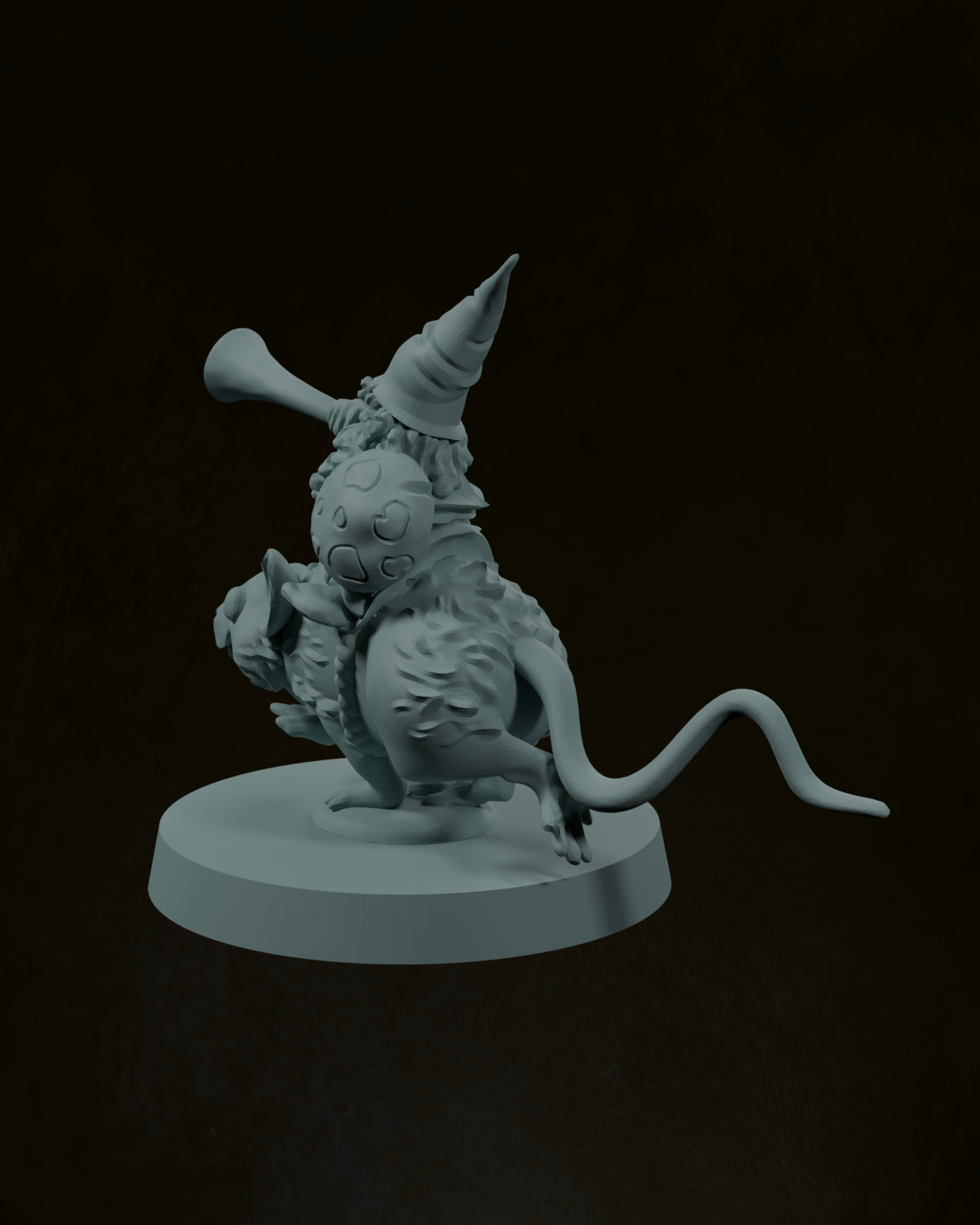 Gnome Mouse Rider Musician - Image 2
