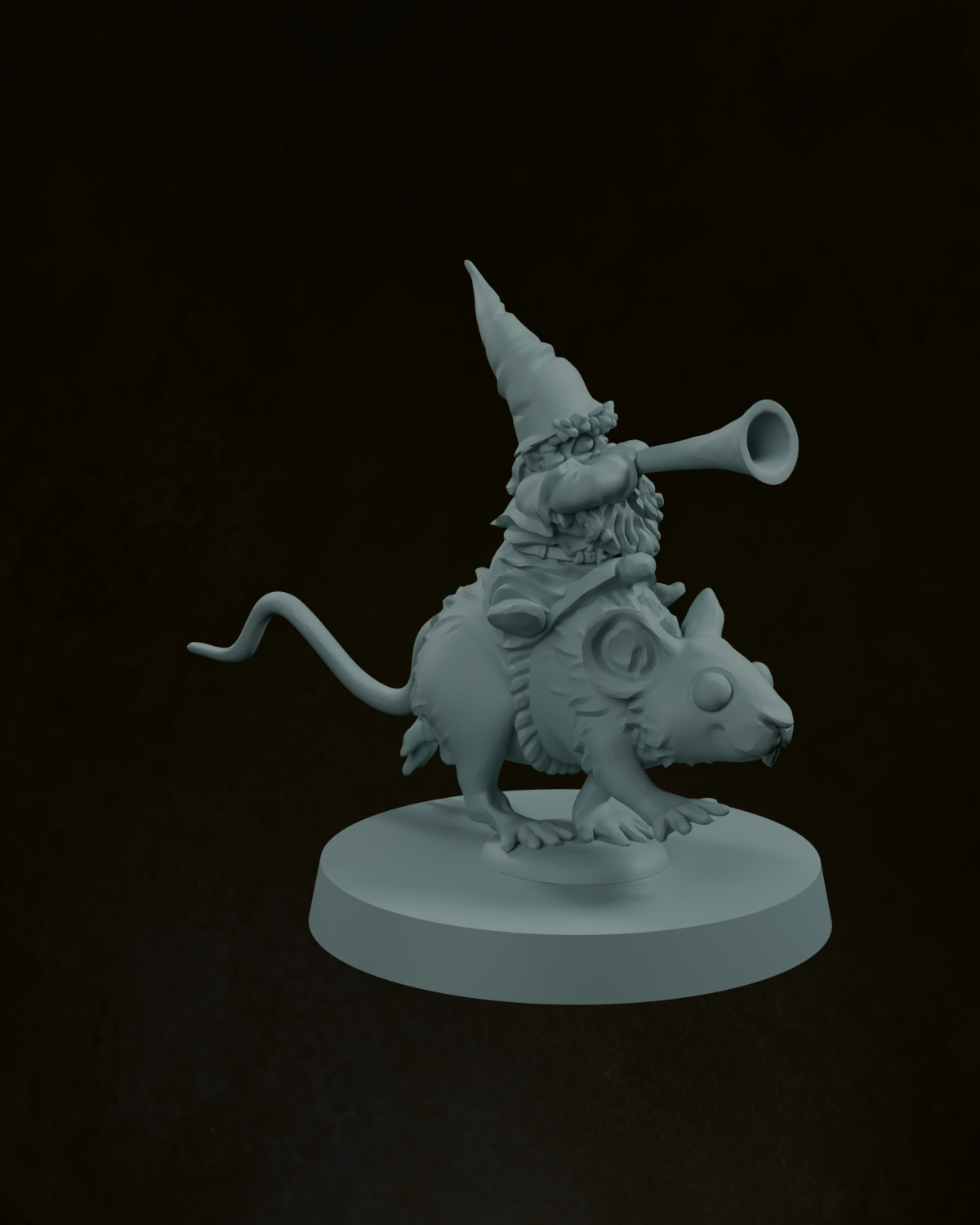 Gnome Mouse Rider Musician - Image 4